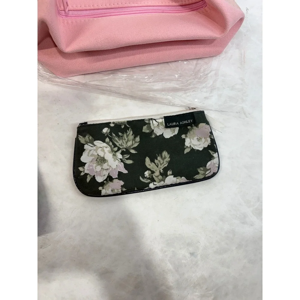 Makeup Bag Lot Estee Lauder Marimekko Clinique Laneige Laura Ashley Cosmetic 4pc